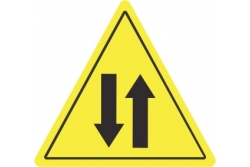 DuraStripe - znak ostrzegawczy - droga dwukierunkowa