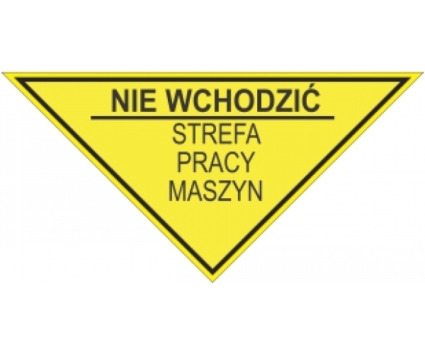 durastripe - znak ostrzegawczy - "nie wchodzić" strefa pracy maszyn - sklep bhp elmetal oznakowanie podłóg 4