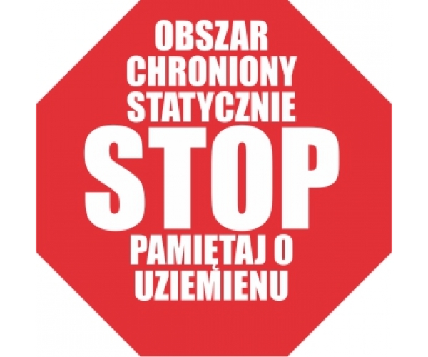 durastripe - znak stop - obszar chroniony statycznie stop pamiętaj o uziemieniu - sklep bhp elmetal oznakowanie podłóg 4