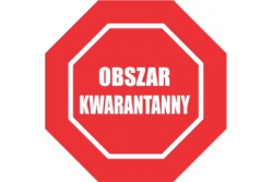 DuraStripe - znak stop - obszar kwarantanny