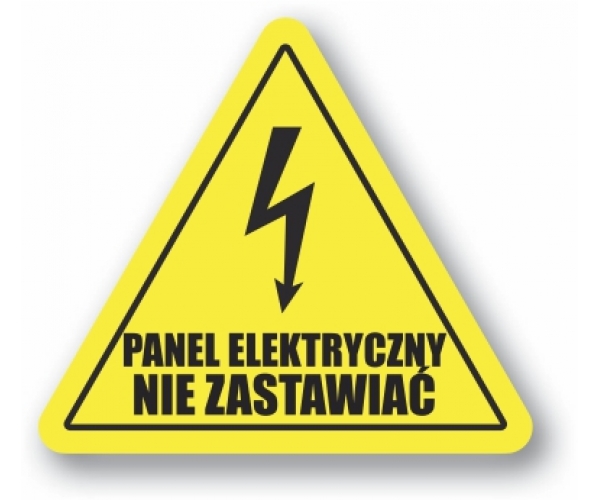durastripe - znak ostrzegawczy - panel elektryczny nie zastawiać - sklep bhp elmetal oznakowanie podłóg 4