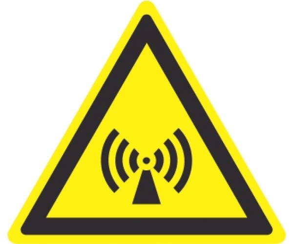 durastripe - znak ostrzegawczy - uwaga promieniowanie niejonizujące - sklep bhp elmetal oznakowanie podłóg 4