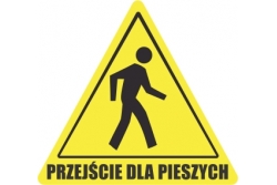 DuraStripe - znak ostrzegawczy - przejście dla pieszych nr.2