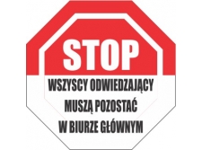 durastripe - znak stop - stop uważaj na pieszych - sklep bhp elmetal oznakowanie podłóg 17