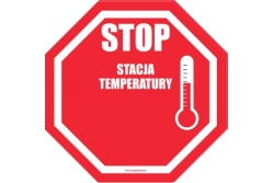 DuraStripe - znak stop - STOP stacja temperatury