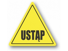 durastripe - znak stop - stop uważaj na pieszych - sklep bhp elmetal oznakowanie podłóg 63