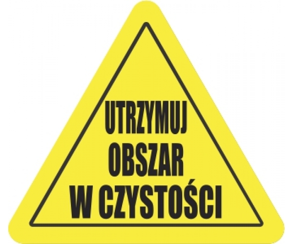 durastripe - znak ostrzegawczy - utrzymuj obszar w czystości - sklep bhp elmetal oznakowanie podłóg 4