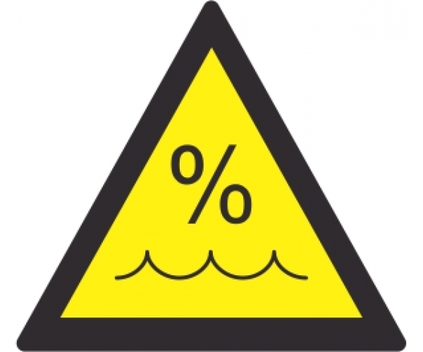 durastripe - znak ostrzegawczy - uwaga procent woda - sklep bhp elmetal oznakowanie podłóg 4