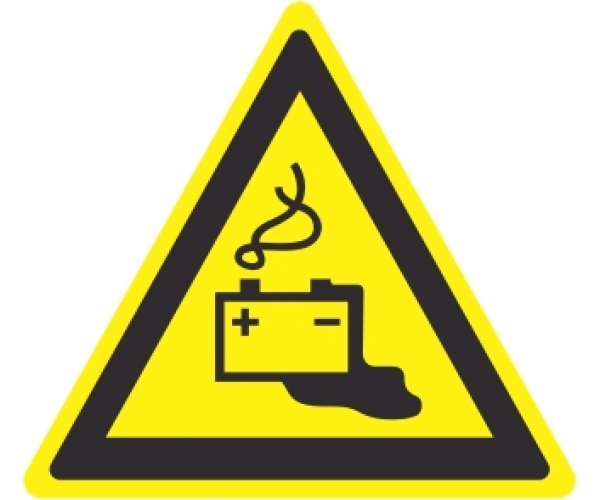 durastripe - znak ostrzegawczy - uwaga wyciek z akumulatora - sklep bhp elmetal oznakowanie podłóg 4