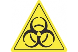 DuraStripe - znak ostrzegawczy - UWAGA zagrożenie biologiczne