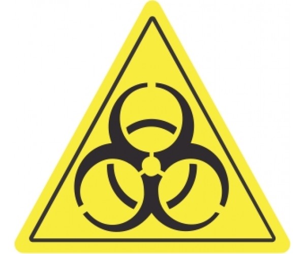 durastripe - znak ostrzegawczy - uwaga zagrożenie biologiczne - sklep bhp elmetal oznakowanie podłóg 4