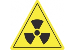 DuraStripe - znak ostrzegawczy - UWAGA zagrożenie radioaktywne