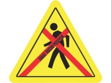durastripe - znak stop - stop uważaj na pieszych - sklep bhp elmetal oznakowanie podłóg 102
