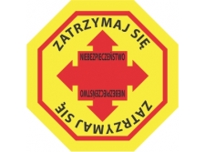 durastripe - znak stop - stop uważaj na pieszych - sklep bhp elmetal oznakowanie podłóg 35