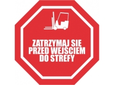 durastripe - znak stop - stop patrz w obie strony obszar o natężonym ruchu - sklep bhp elmetal oznakowanie podłóg 52