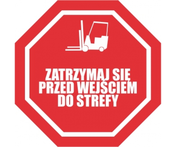 durastripe - znak stop - zatrzymaj się przed wejściem do strefy - sklep bhp elmetal oznakowanie podłóg 4
