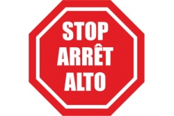 DuraStripe - znak stop - STOP Arret Alto