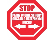 durastripe - znak stop - stop uważaj na pieszych - sklep bhp elmetal oznakowanie podłóg 8