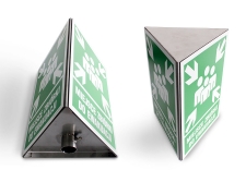 defibrylator aed - znak przestrzenny bhp - sklep bhp elmetal tablice i naklejki bhp 27
