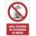 zakaz używania do szlifowania na mokro - znak zakazu - naklejka napis - sklep bhp elmetal tablice i naklejki bhp 5