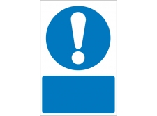 niebezpieczeństwo upadku - znak ostrzegawczy - naklejka napis - sklep bhp elmetal tablice i naklejki bhp 30