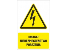 nakaz używania szelek bezpieczeństwa - znak nakazu - naklejka napis - sklep bhp elmetal tablice i naklejki bhp 21