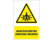 nakaz używania szelek bezpieczeństwa - znak nakazu - naklejka napis - sklep bhp elmetal tablice i naklejki bhp 51
