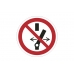 znak zakazu naklejka - nie przełączać - sklep bhp elmetal tablice i naklejki bhp 5