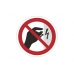 znak zakazu naklejka - nie dotykać wysokie napięcie - sklep bhp elmetal tablice i naklejki bhp 5