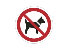 uwaga! pies pilnujący - znak ostrzegawczy naklejka - sklep bhp elmetal tablice i naklejki bhp 133