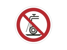 uwaga! niebezpieczeństwo porażenia - znak ostrzegawczy naklejka - sklep bhp elmetal tablice i naklejki bhp 123