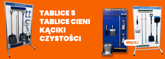 Tablice cieni kąciki czystości